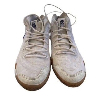 Nike Kylie 4 Youth (Boys) Size 6 White Blue Used Some Wear - See Photos